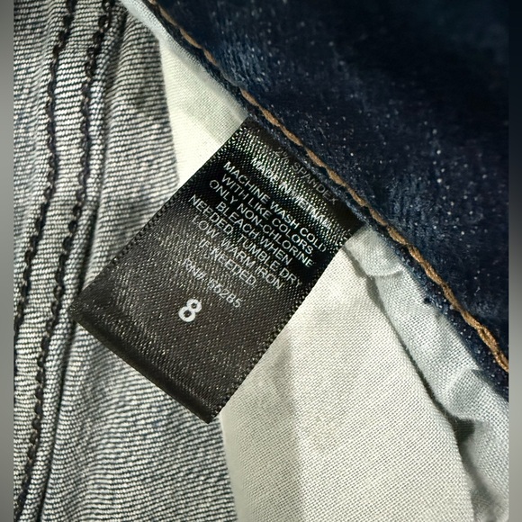 Express Dark Blue Jean Shorts - Picture 4 of 10